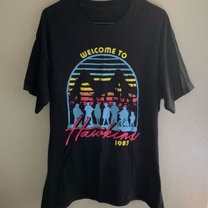 Stranger Things “Welcome to Hawkins” tee shirt
